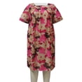 thumbnail image 1 of A Personal Touch Women's Plus Size Square Neck Lounging Dress - Clara - 4X, 1 of 3