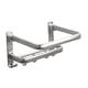 thumbnail image 5 of Toallero de baño Herrajes de baño Toallero plegable de pared Almacenamiento 2 capas 4 ganchos, 5 of 9