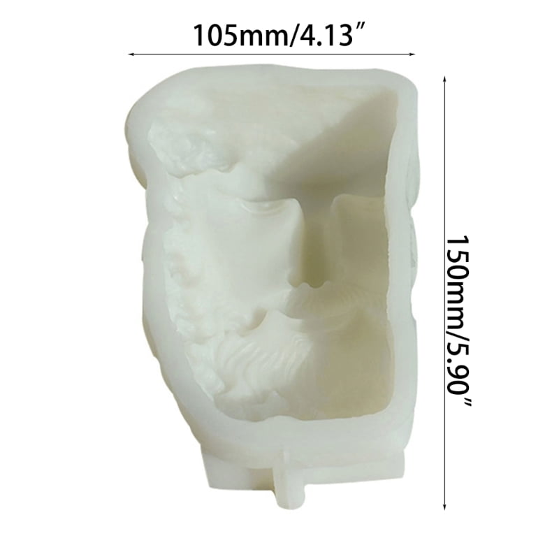 Zecic Statue Candle Mold, DIY Resin Casting Molds for Making Candle Soap Plaster Craft