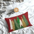 thumbnail image 3 of Christmas Pillow Covers 12x20 Set of 2 Christmas Decor Linen Pillowcase Winter Christmas Decorative Red Throw Pillows Christmas Tree Stars Holiday Decor Outdoor Cushion Covers for Couch Home, 3 of 6