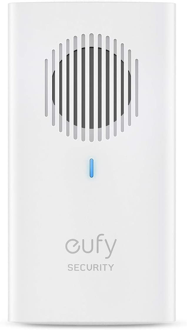 eufy Security Video Doorbell Chime, Add-on Chime, Requires eufy Security Video Doorbell 2K (Wired), Simultaneous Sound Ringtone, Adjustable Volume, 8 Fun Ringtones