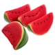 thumbnail image 1 of GOOHOCHY 4 piezas de rebanadas de sandía simuladas, modelo de rebanada de sandía, decoración de fruta falsa, 1 of 8