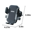 thumbnail image 3 of CxhicLuv Car Phone Vent Mount, Universal Hands-Free Smartphone Holder, 360° Adjustable Viewing Angle, Sturdy Vent Clip for Phones 4.7-7 Inches, Secure Auto Accessory for Safe Driving, 3 of 9