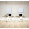 thumbnail image 3 of Audio-Visual Direct Magnetic White Glass Dry-Erase Board Set - 40" x 60" - Includes Magnets, Hardware & Marker Tray, 3 of 9