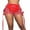 Red, variant on Boho Sexy Shorts for Women Graphic Bandana Summer Beach Drawstring Shorts