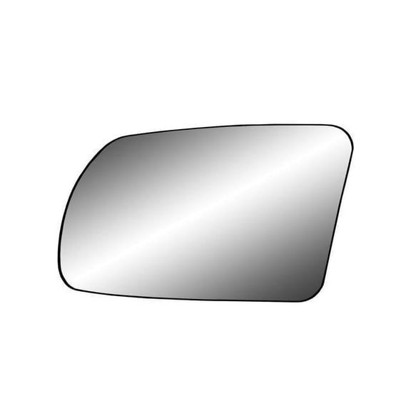88213 - Fit System Driver Side Non-heated Mirror Glass w/ backing plate, Nissan Altima Coupe 08-13, Altima Hybrid 07-11, Altima Sedan 07-12, 4 3/ 8" x 6 3/ 4" x 8" (foldaway mirror)