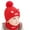 Red, variant on Baby Kids Boy Girl Pompom Hat Winter Warm Knit Bobble Cartoon Cap Scarf Set Swim Hats Baby Girl Top Knots