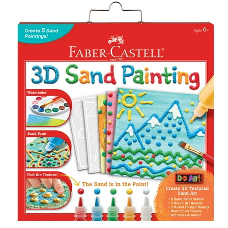 Faber-Castell Do Art 3D Sand Painting – Arts and Crafts Projects for Kids Ages 6-8 