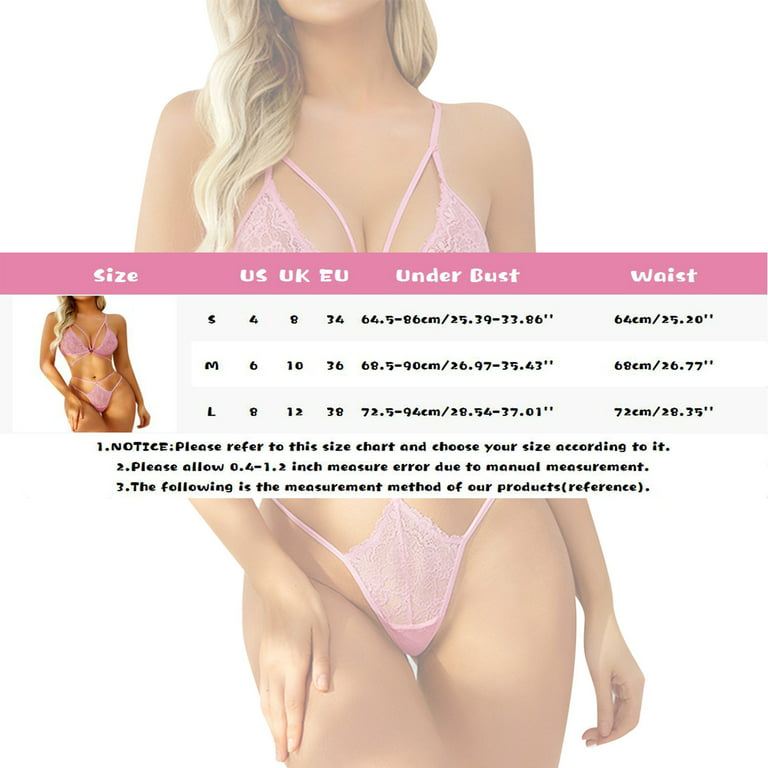Womens Lace Naughty Lingerie Sets Sexy Boudoir Outfits Bra and Panty Sets  Push Up Lingerie for Ladies Two Piece Set, Cosplay Costumes for Women  Exotic Lingerie for Women, Pink Small : : Clothing, Shoes &  Accessories