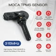 thumbnail image 4 of MOCA AUTOPARTS 4Pcs TPMS Tire Pressure Monitoring System Sensor Fit for 2009-2016 Buick Enclave & 2007-2013 Chevrolet Silverado 1500, 4 of 9