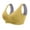 Light yellow, variant on Nursing Bras Women's Seamless Latex Ice Silk Bra, One-Piece Sports Yoga Bandeau for Sleeping & Workout Yellow M