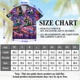 thumbnail image 4 of Netecom DJ Cat Cool Neon Hawaiian Shirt for Men, Funny Style, Button Down Summer Beach Short Sleeve, S-5XL, 4 of 6