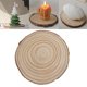 thumbnail image 1 of Soporte de bandeja de vela de plato de vela de madera decorativo para cumpleaños de mesa de centro de boda 9 cm a 12 cm perfecl Bandeja portavelas, 1 of 8