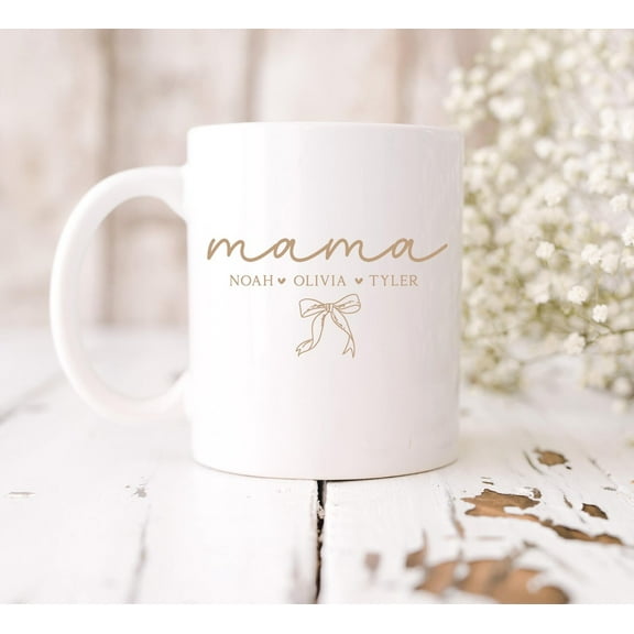 Mama Mug With Kids Names, Mama Coffee Mug, Mama Mug, Custom Gift for Mom, Mother's Day Gift For Mom, Mama Birthday Gift, Custom Gifts, Ceramic Mug 11Oz