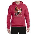 thumbnail image 2 of If It's Not a Bassett Hound Its Just a Dog Gift | Mens Dog Lover Hooded Sweatshirt Graphic Hoodie, Vintage Heather Red, 3XL, 2 of 3
