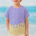 thumbnail image 2 of WhouRiu Boys Ice Cream Graphic Tees Kids Short Sleeve Crew Neck Tshirt Comfortable Cute Casual Summer T Shirts,10-11 Years, 2 of 4