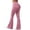 Light Pink, variant on Bibifish Womens Yoga Pants High-Waist Flared Yoga Pants Ruched Design Button Pocket Stretchy Casual Streetwear Trendy Activewear