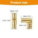 thumbnail image 2 of 20Pcs bisagras de barril invisibles, bisagra oculta de latón de 5x17mm para caja de joyas, cajas de música, oro, 2 of 6