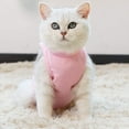 thumbnail image 4 of Traje de recuperación profesional para gatos para heridas abdominales o enfermedades de la piel, alternativa de collar electrónico para gatos y perros, después de la cirugía use heridas anti lamidas, 4 of 7