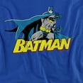 thumbnail image 2 of Batman 8 Bit Cape Women's T Shirt, Royal, Large, 2 of 6
