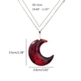 thumbnail image 5 of Milue Crescent Moon Choker Necklace Simple Pendant Necklace Fashion Gothic Jewelry, 5 of 12