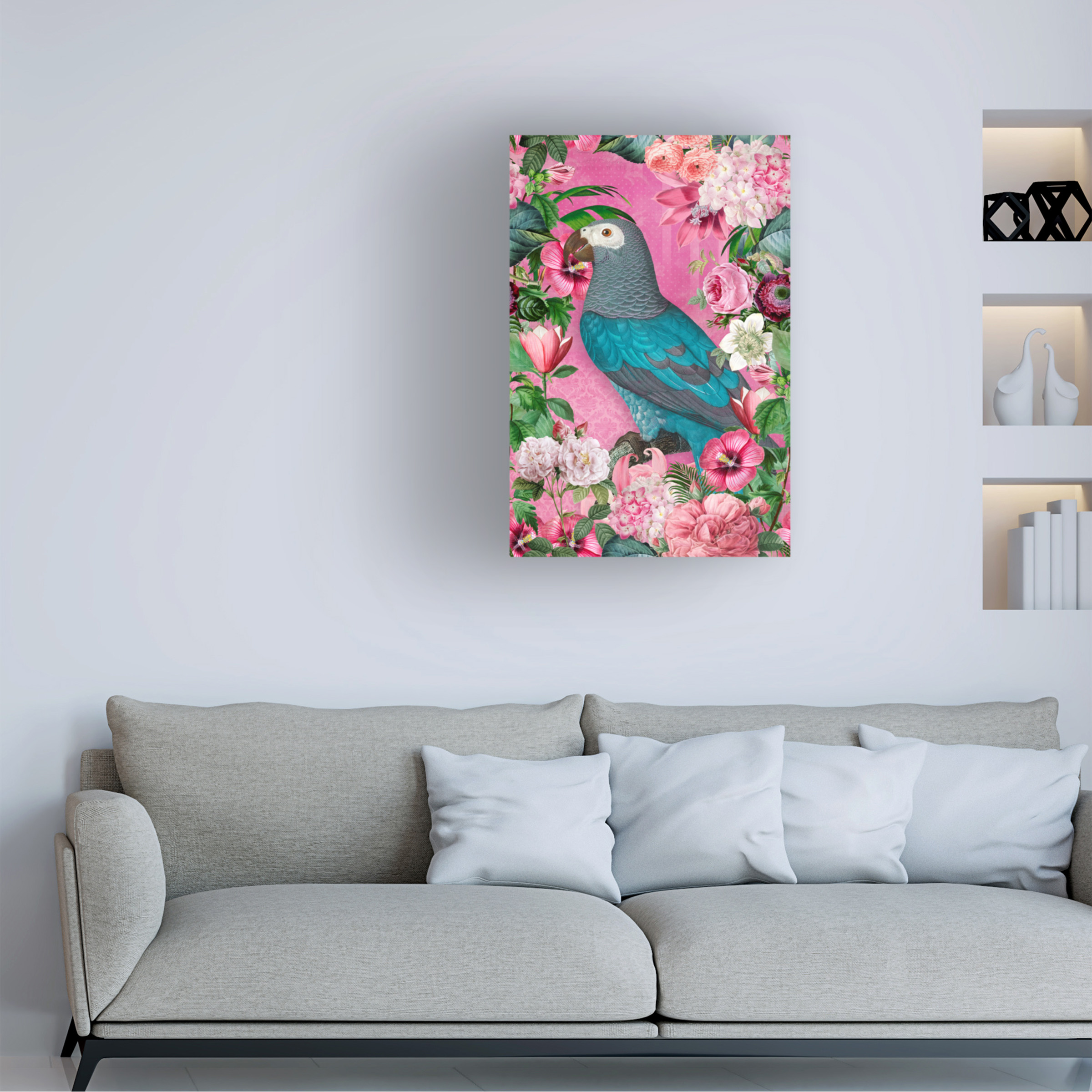 Andrea Haase 'The Parrots Paradise Garden' Canvas Art
