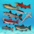 thumbnail image 3 of Lovely Solid Fish Figure Ornament Home Decoration Kids Educational Model Toy, 3 of 4