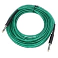 thumbnail image 1 of Guitar Instrument Cable, 6.35mm Male to Male Straight to Straight TRS Audio Cable for Electric Guitar, Bass, Keyboard, Mixer, Equalizer, Advanced Noise Reduction, 1 of 7