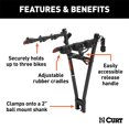 thumbnail image 2 of Curt Manufacturing 18013 Clamp-On Bike Rack - Durable powder coat, 2 of 2