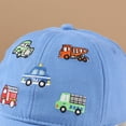 thumbnail image 6 of Kids Toddler Boys Girls Baseball Hat Adjustable 1T 2T 3T 4T 5T 6T 7T Cotton Cap with Ponytail Hole Outdoor Daily Casual Sun Protection Hat Gibobby,3-8 Years,Blue, 6 of 7