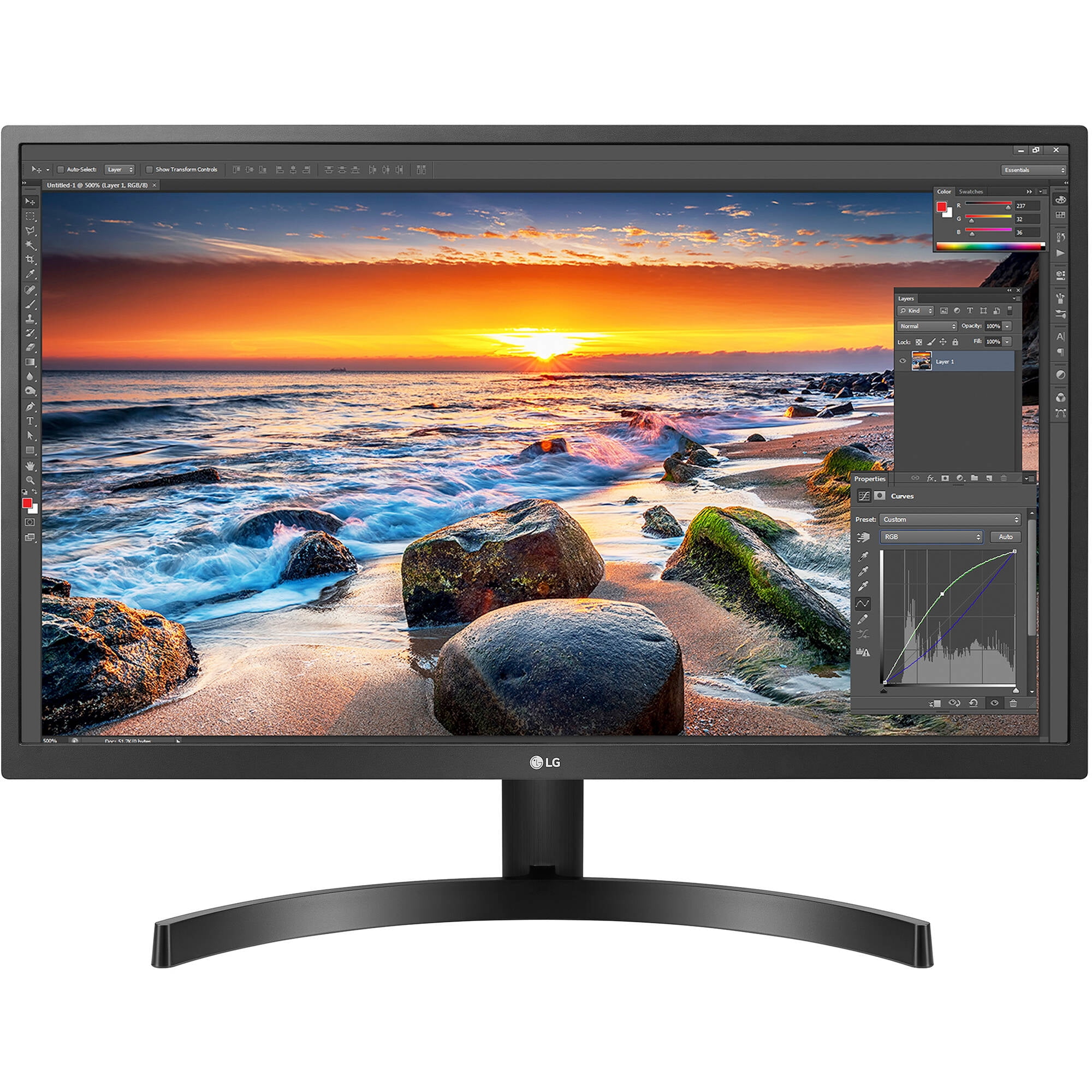 LG 27UK500-B 27'' UHD IPS HDR10 Monitor 