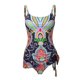 thumbnail image 4 of Gibobby Bañador de una pieza Traje de baño Siamese Chest Lady Piece Solid Fashionista Set Sexy Contiene Pad Trajes de baño Tankinis Set Trajes de baño Ta(Multicolor,G), 4 of 5