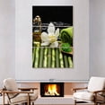 thumbnail image 2 of Elephant Stock Therapeutic Bamboo Spa Wall Art - Vertical Multi Panel Canvas - Salon Wall Decor - Wellness Multi Panel - Green And White Decor - 48" x 74", 2 of 4