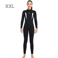 thumbnail image 3 of Soidarity Traje de buceo Trajes de baño a prueba de frío de alta eficiencia Protector solar fuerte Traje de neopreno resistente a los arañazos Camisa Deportes acuáticos Mujer Blanco XXL Soidarity OD020684-24, 3 of 6