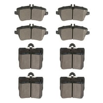 Ceramic Discs Brake Pads Kits, SCITOO 8pcs Disc Brakes Pads Set for Mercedes-Benz C230 2002 2003 2004 2005 Mercedes-Benz C240 2001 2002 2003 2004 2005