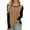 Khaki, variant on qolati Long Sleeve Shirts for Women Ribbed Knit Slim Fitted Blouses Casual Basic Tight Tee T-Shirts Stretchy Color Block Cropped Tops Light Blue XXL