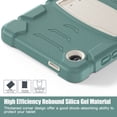 thumbnail image 2 of Allytechgroup Case for Samsung Galaxy Tab A11 2025/A9 2023 8.7", Kids Friendly Case with Kickstand Shockproof Back Cover for Galaxy Tab A11 (SM-X133/X135)/A9 (SM-X110/X115), Emeraldgreen, 2 of 9