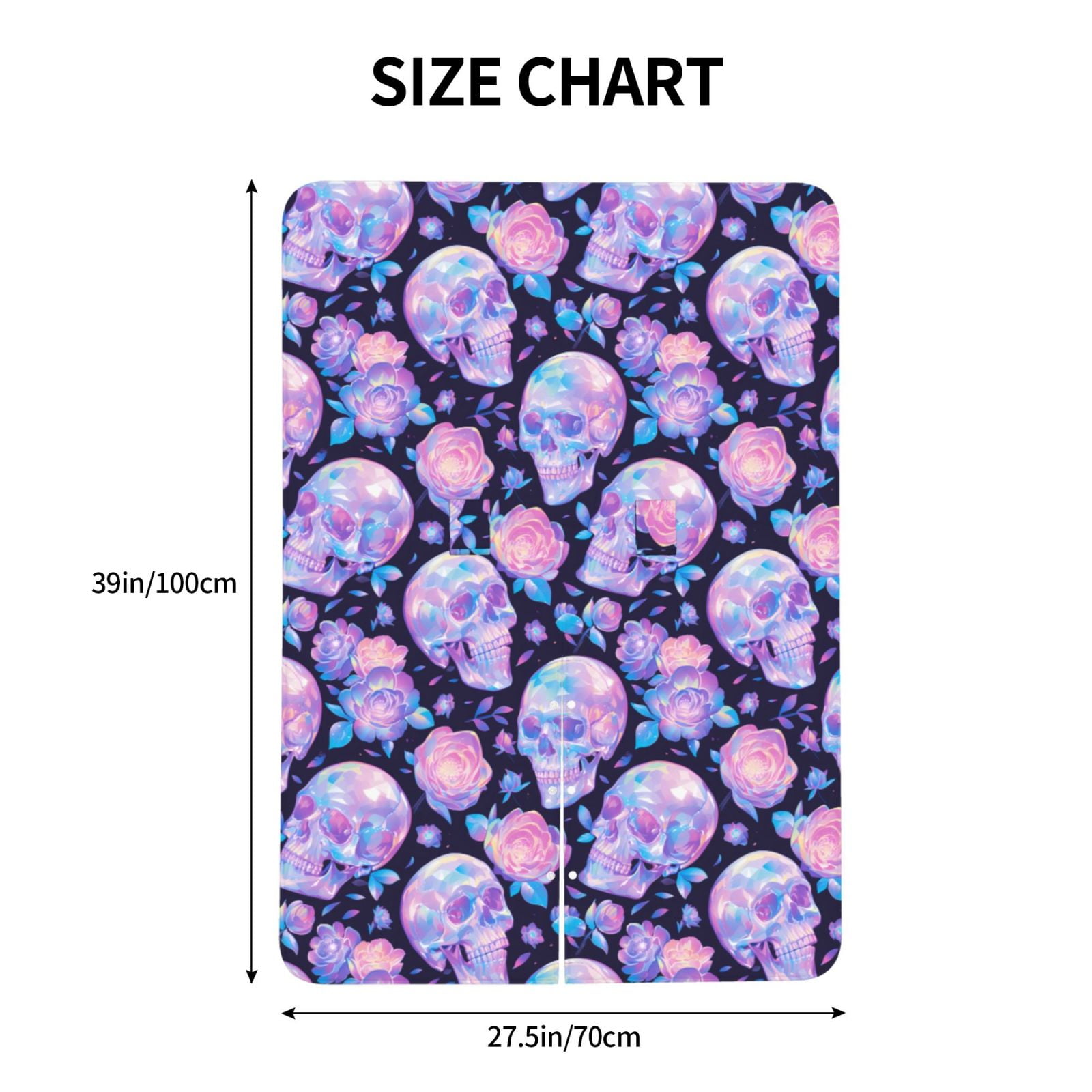 Naloa crystal Skull flower Baby Car Seat Cover, Breathable Baby Carrier Cover, Multiuse Baby Carrier Cover & Nursing Breastfeeding Cover