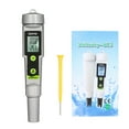 thumbnail image 7 of Salinity Salinometer Waterproof Salinity Test Pen 2-in-1 Salinity & Temperature Meter Portable Salinity Meter Salimeter Pen Type Salinograph 0~199.9ppt Range -50~70 Degrees Celsius, 7 of 7