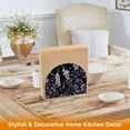 thumbnail image 6 of Yayeee Napkin Holder for Table Kitchen Paper Tissue Organization, Light Purple Flowers, 6 of 8
