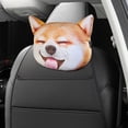 thumbnail image 6 of JoyMoreHome Cute Animal Pattern Car Neck Pillow, Soft Cozy Cartoon Neck Support Pillow with Adjustable Strap, 6 of 6