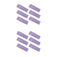 thumbnail image 1 of relayinert 6piece Solid Color Cotton Sports Hairband - Non-slide And Sweat Absorbing Stretchy Elastic Headband Non-slide Sweatband Purple 2Set, 1 of 6