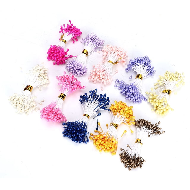Decorative Accessory,900 Pcs Artificial Flower Artificial Stamen Jewelry Accessory Class Leading Features