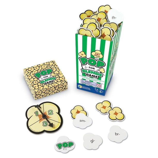 Juego Learning Resources recursos de aprendizaje Blends Phonics 92 cartas 2 a 4 jugadores