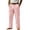 Pink&080416Z, variant on S-4XL Striped Linen Pants for Men Baggy Wide Leg Men's Beach Pants Big and Tall Summer Vacation Elastic Waist Lightweight Trouser for Men with Pockets Red S