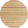 thumbnail image 1 of Ahgly Company Machine Washable Indoor Round Contemporary Bronze Brown Area Rugs, 5' Round, 1 of 7