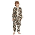 thumbnail image 2 of Vzayyk 4T-14Y Size Aviliable Cozy One-Piece Footless Sleeper Pajama Leopard Print, 2 of 8
