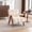 Beige, variant on 30" Mid-Century Style Butacas Para Sala Couch, Comfy Small Chair with Chenille Fabric, Reading Nook Chair with Wood Frame for Living Room Balcony, Rust Red