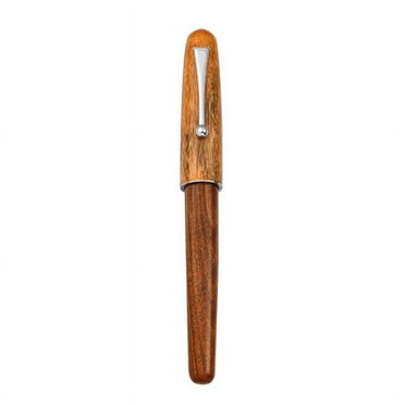 Wood Fountain Pen Fine Nib Luxury Writing Pens with Ink Cartridge Converter