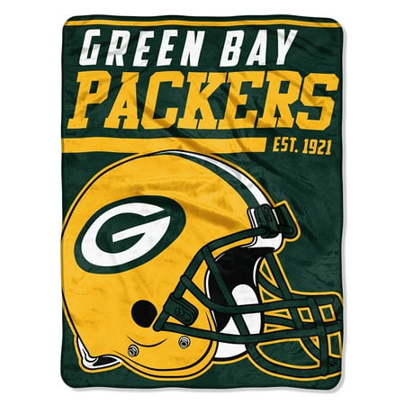 - NFL Green Bay Packers “40-Yard Dash” 46”x 60” Micro Raschel Throw